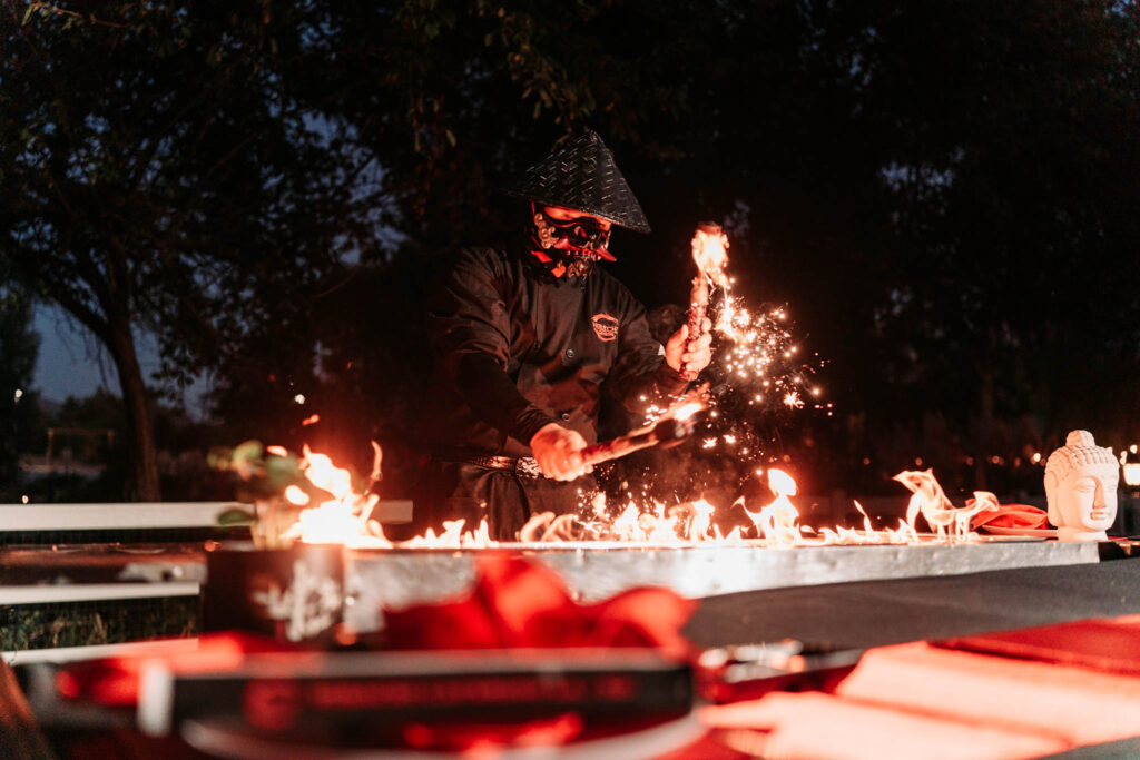 Hibachi Catering Los Angeles Dragon Show